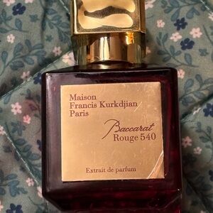 Maison Francis Kurkdjian Rouge 540 Red Bottle with Gold Accents
